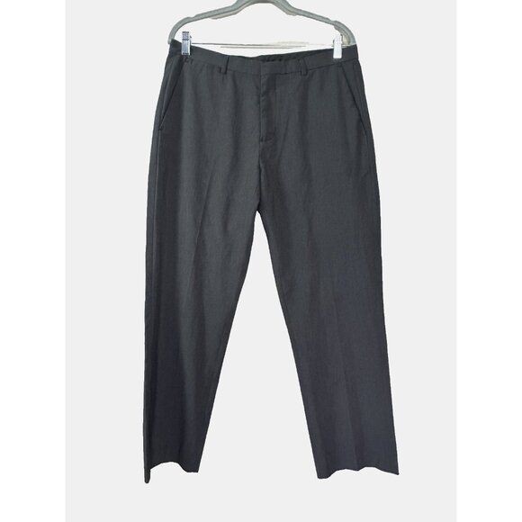 Calvin Klein Men’s Dark Gray Dress Pants Slim Fit 33x28 Business Office Uptown - Picture 1 of 8